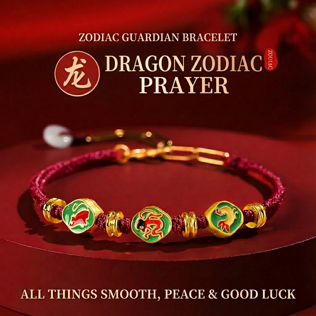The Dragon Zodiac Guardian: Secret Friend & Allies Energy Bracelet