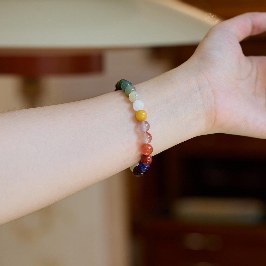 Mixed Natural Gemstone Bracelet