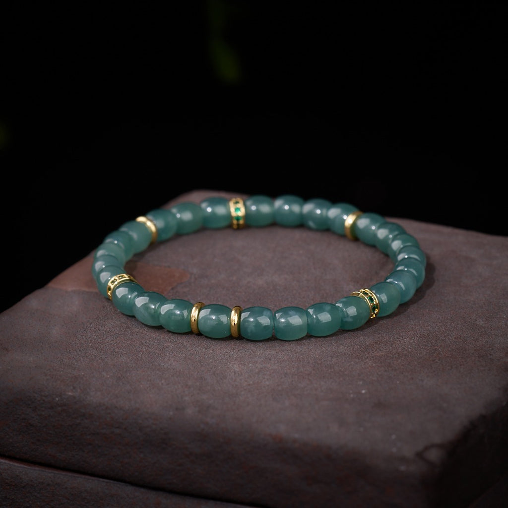 Azure Tides Blue Chalcedony Bracelet