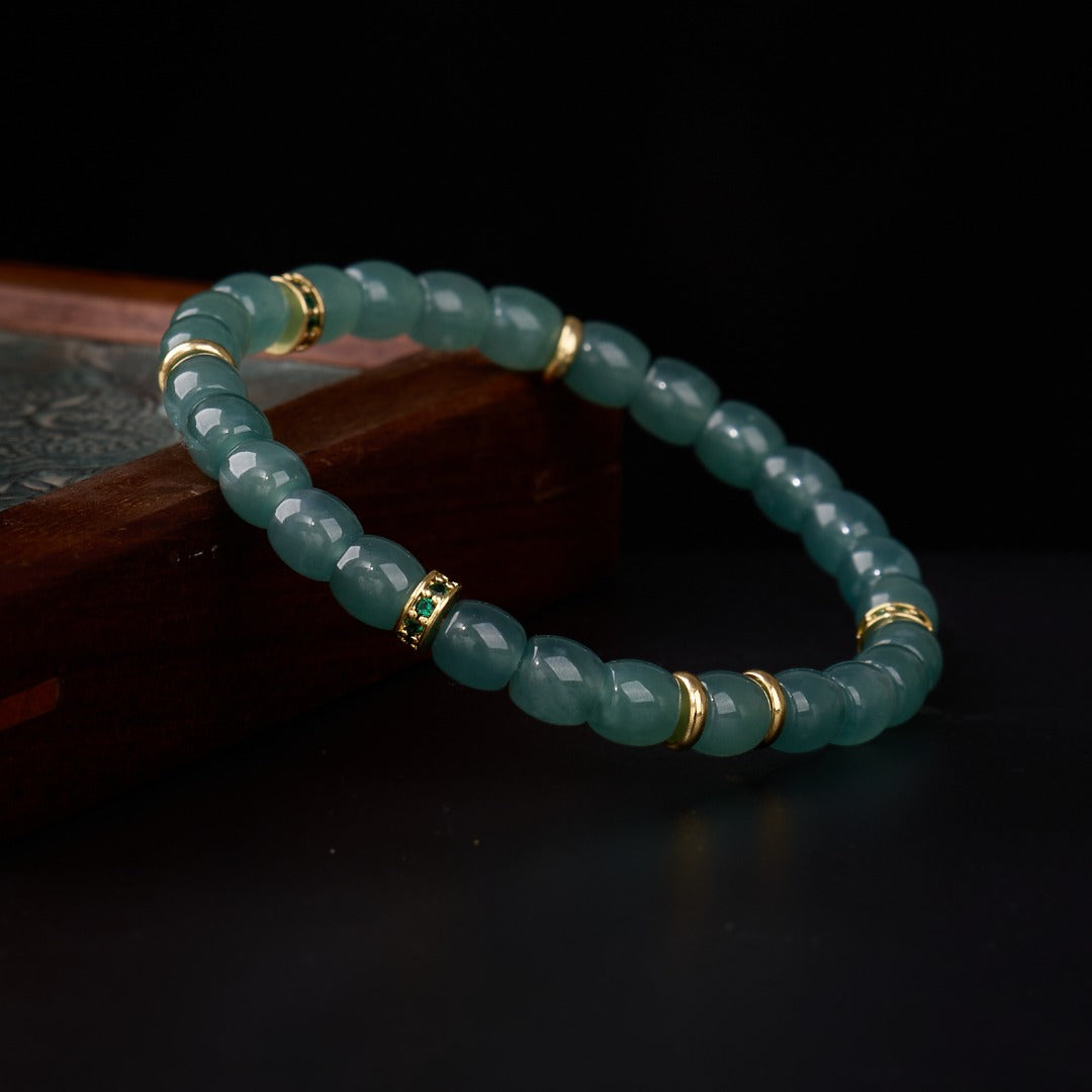 Azure Tides Blue Chalcedony Bracelet