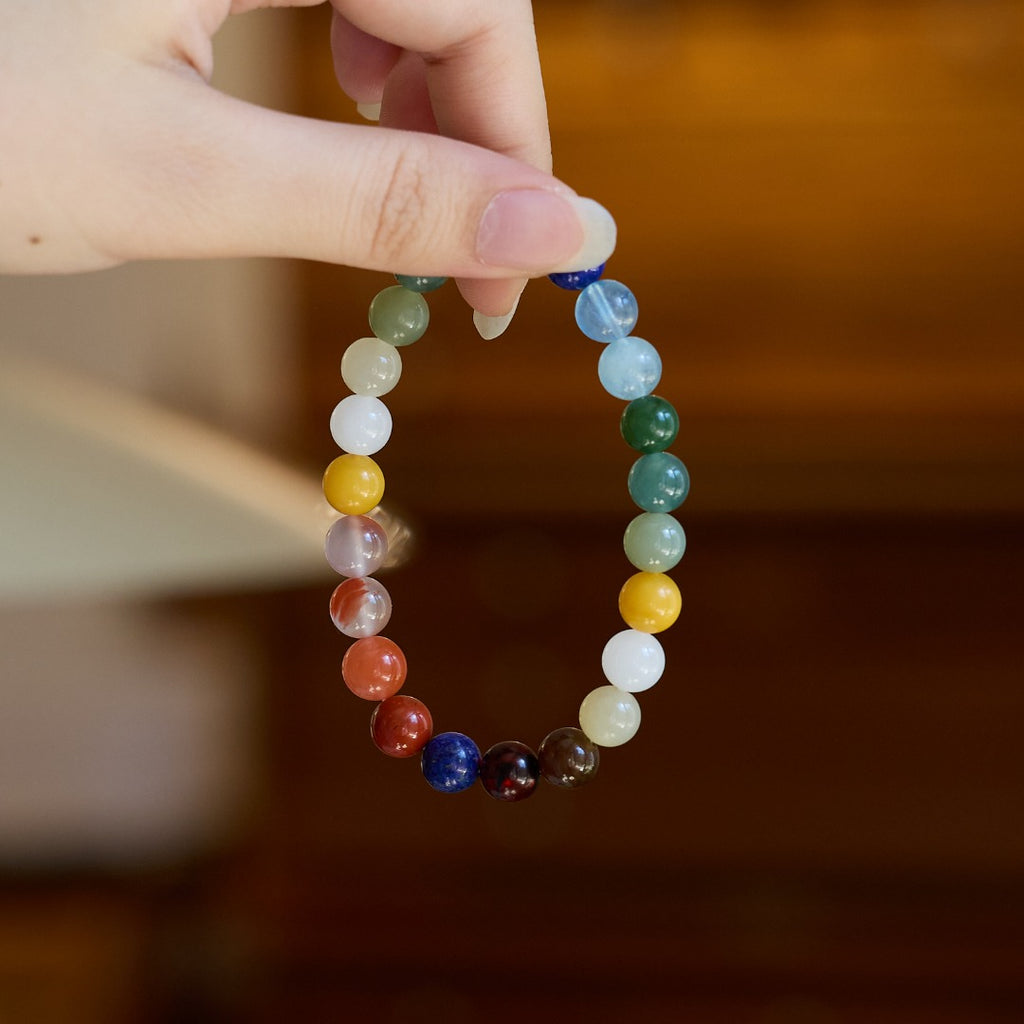 Mixed Natural Gemstone Bracelet