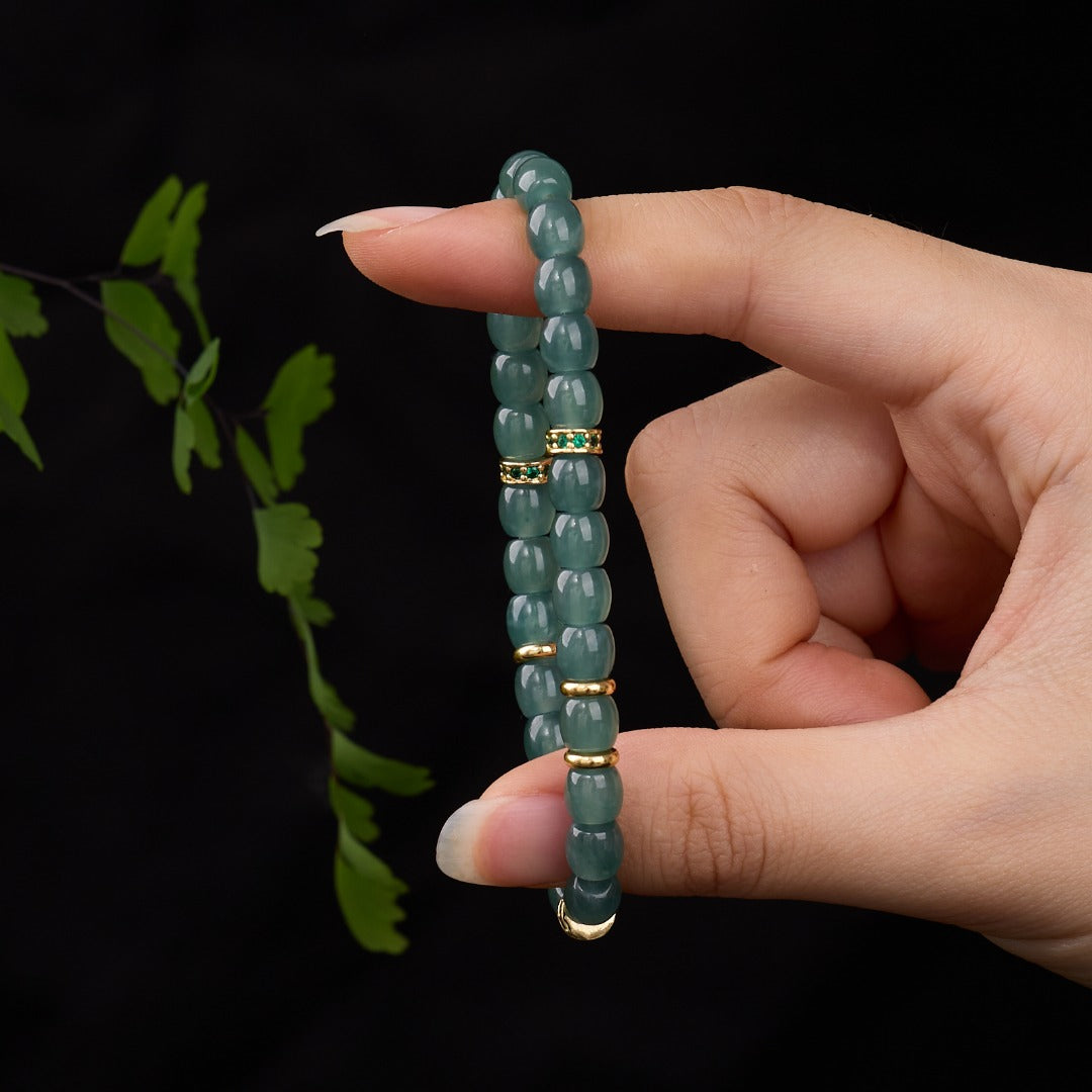 Azure Tides Blue Chalcedony Bracelet