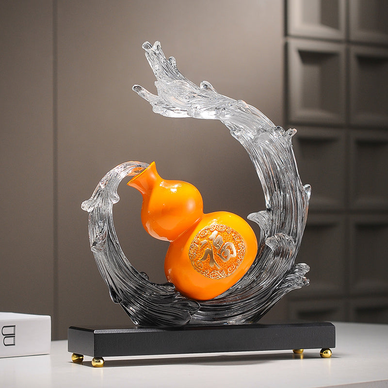 Golden Gourd on Wave