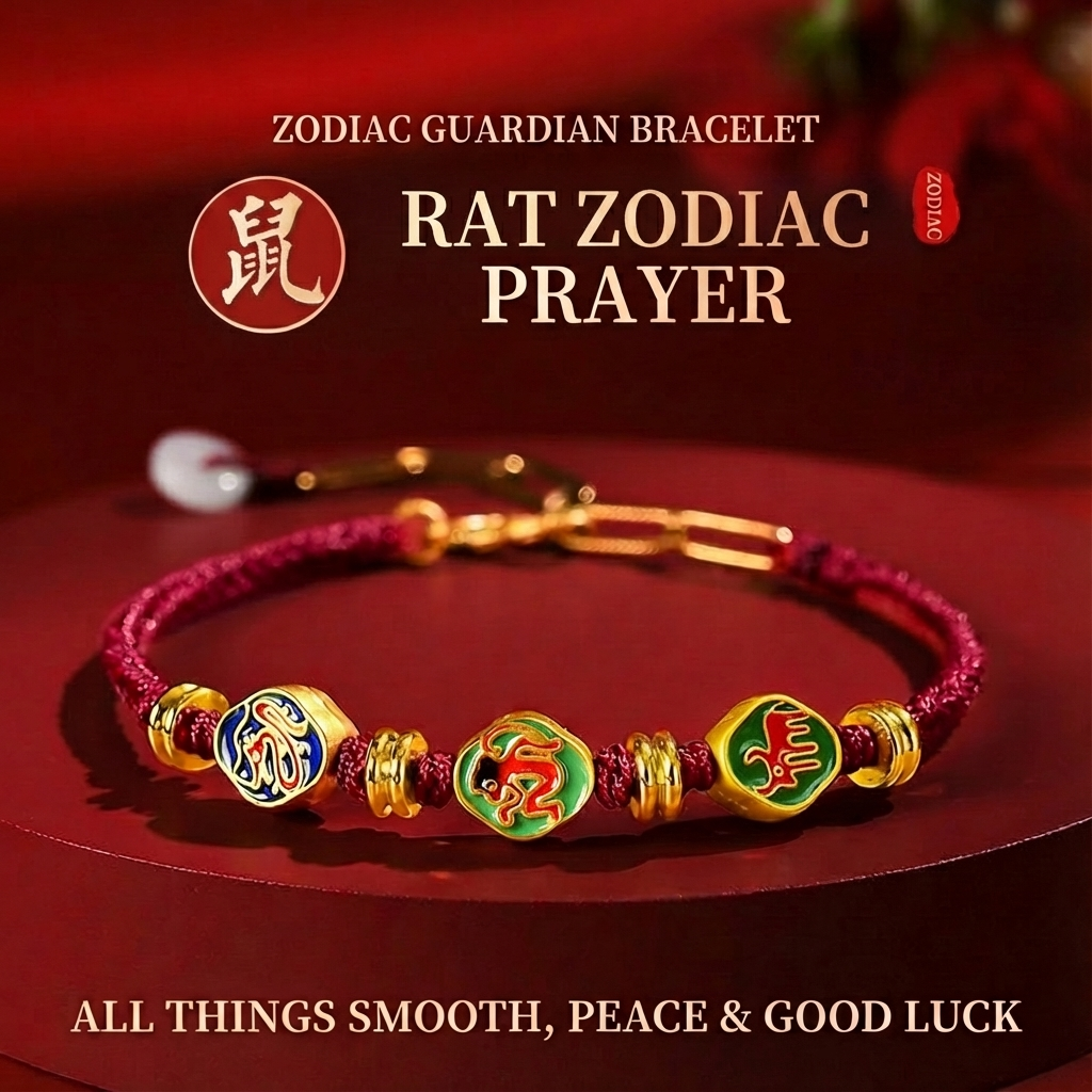 The Rat Zodiac Guardian: Secret Friend & Allies Energy Bracelet