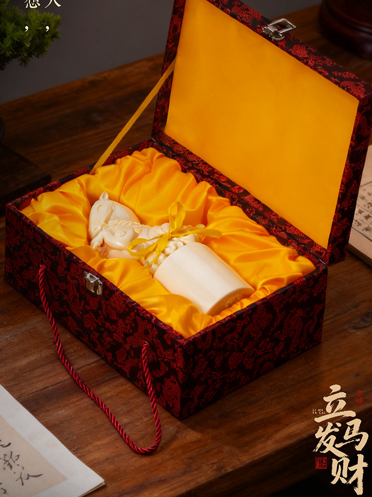 Porcelain Horse Statue