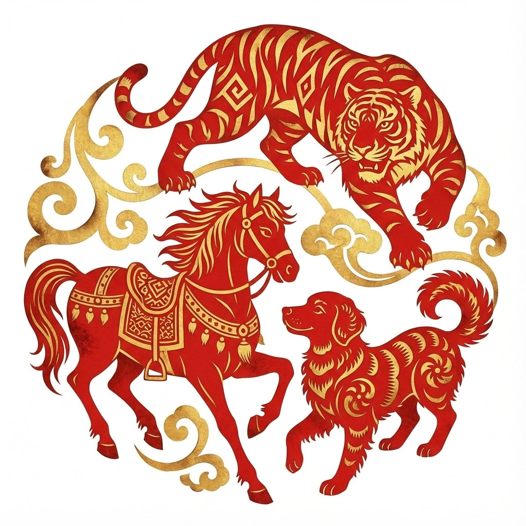 The Tiger Zodiac Guardian: Secret Friend & Allies Energy Bracelet Description: