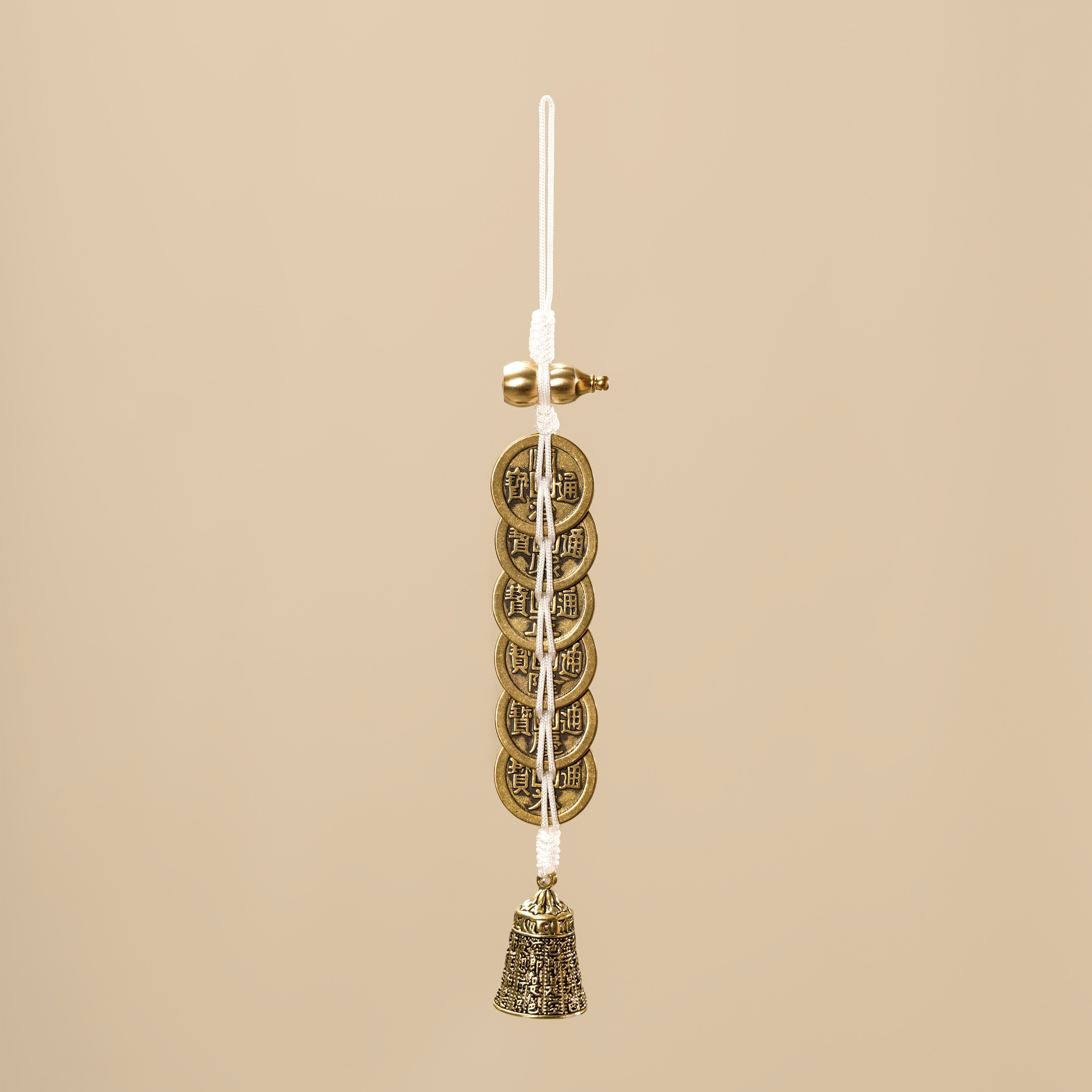 Premium Solid Brass Six Emperor Coins Amulet