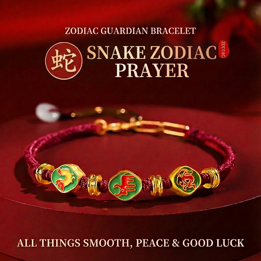 The Snake Zodiac Guardian: Secret Friend & Allies Energy Bracelet