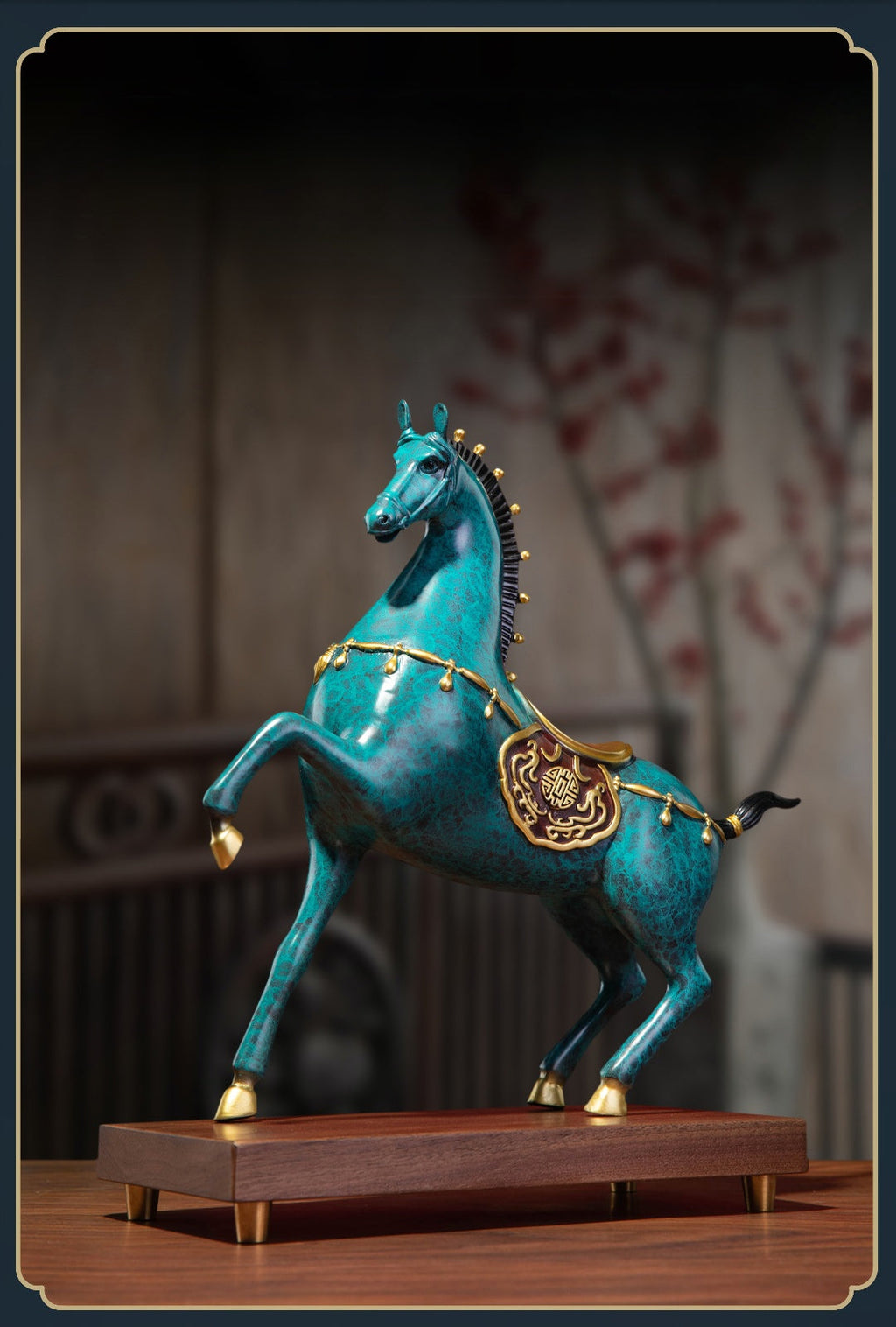 Brass Horse Statue