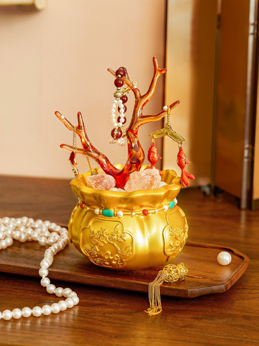 "Imperial Treasure" Money Tree & Red Coral